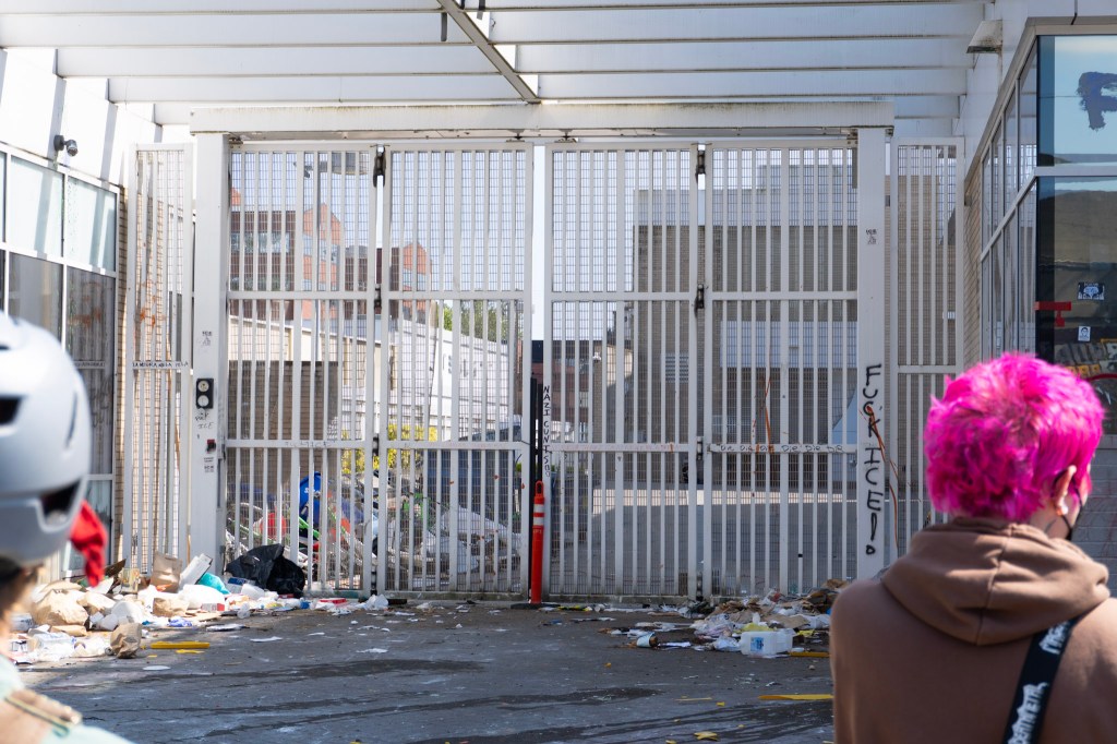 Entrance of Portland I.C.E. Facility 